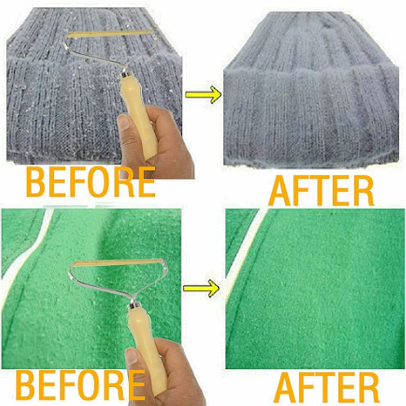 Versatile Hair Remover - Portable Shaver Brush for Carpets, Wool Coats, and Clothes